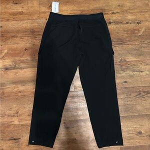 Athleta Black Cargo Pants with Zipper